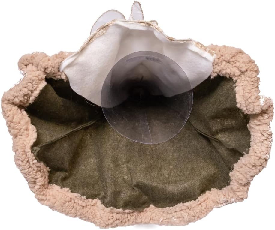 Kurt Adler Ivory & Green Angel Treetop