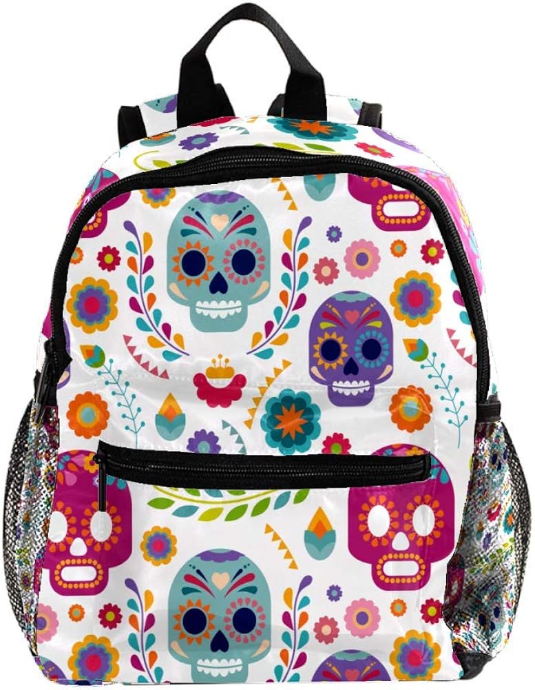 Zaino scuola materna Cranio colorato lascia Zaini per bambini zaini