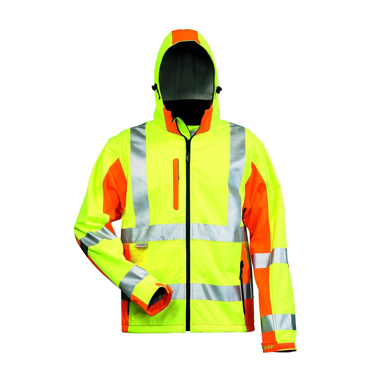 Elysee Warnschutz-Softshelljacke "Adam" Größe, 1 Stück, XL, gelb/orange, 22735-XL