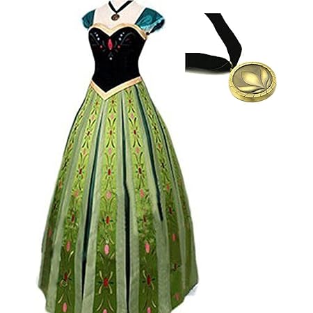 Amazon アナと雪の女王 アナ ドレス コスチューム レディース アナ コスプレ衣装 女ｌ コスプレ 仮装 通販