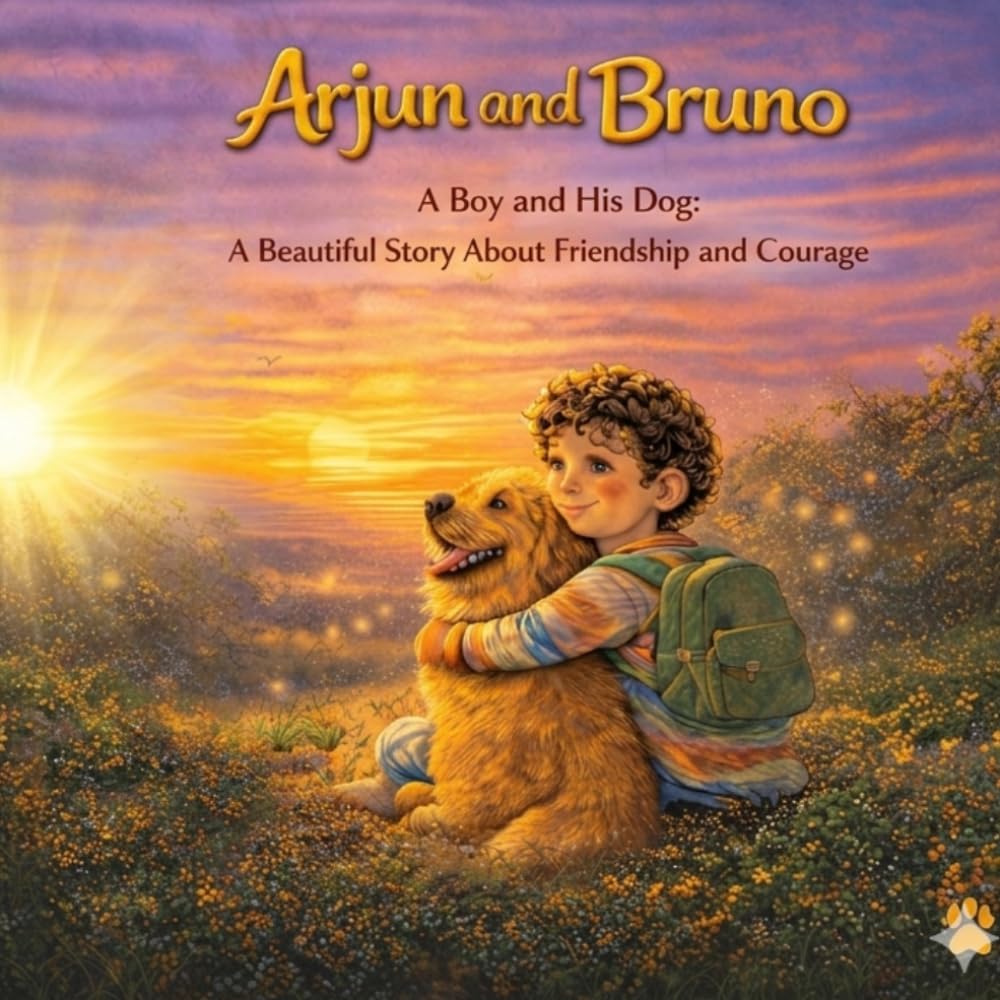 Arjun and Bruno: A Boy and His Dog: A Beautiful Story About Friendship and Courage
