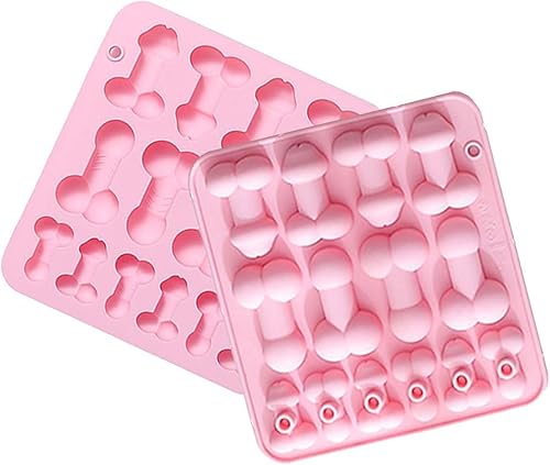 Miniatura 9 de Molde de silicona de forma divertida 8 en 1 para cumpleaños, bandeja para hornear de una sola fiesta, hecha a mano, mousse de chocolate, fondant,