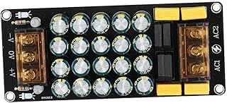 Aktudy Full Bridge Rectifier Filter Power Amplifier Board 1200W Dual Power Rectifier Filtration Module Output Positive & Negative Electronic Component