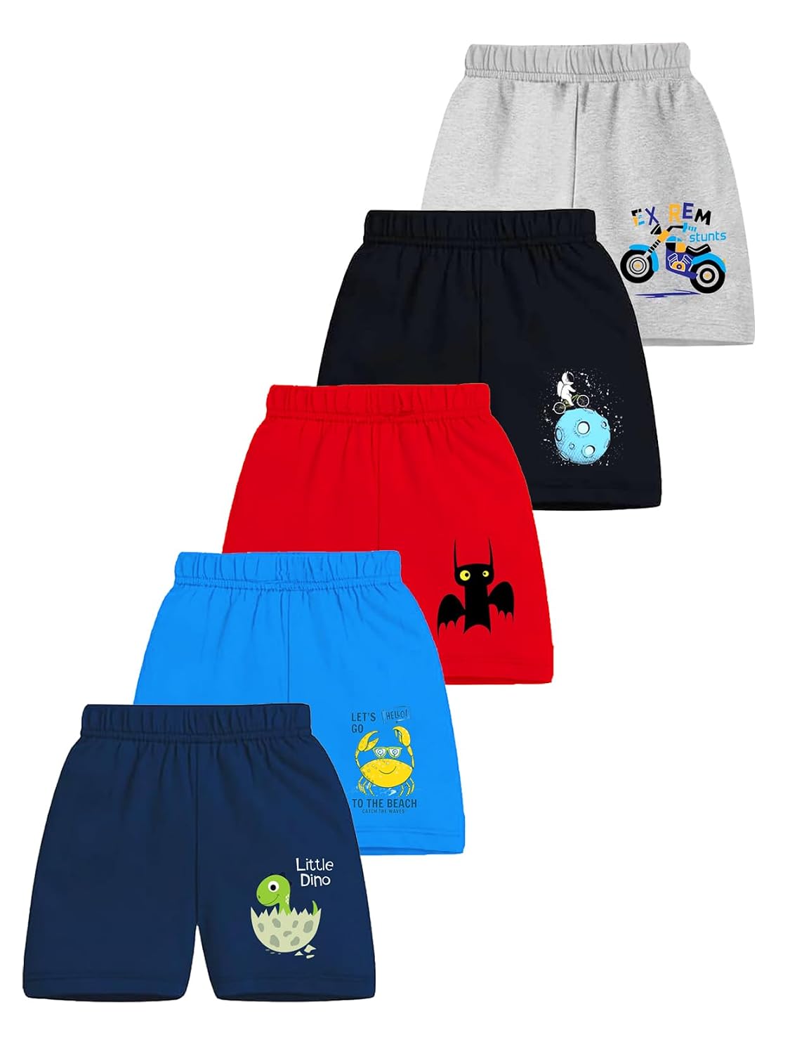 Kuchipoo Boys Regular Fit Cotton Shorts - Pack of 5 - Review, Price and Buying Guide