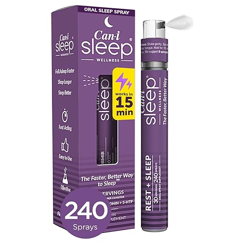Fast-Acting Sleep Spray with Melatonin, GABA & 5-HTP - Natural