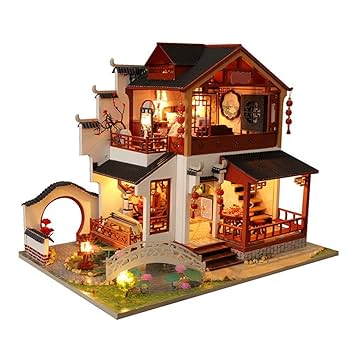 ミニチュア・ドールハウス・セット・高級仕様・№1 Amazon.co.jp: ソフィー ドールハウス 手作りキットセット