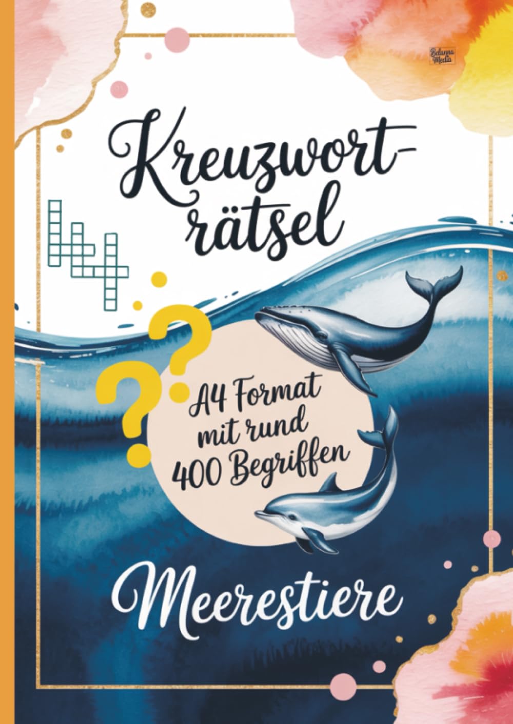 Kreuzworträtsel Meerestiere: A4 Format mit rund 400 Begriffen mit Lösung