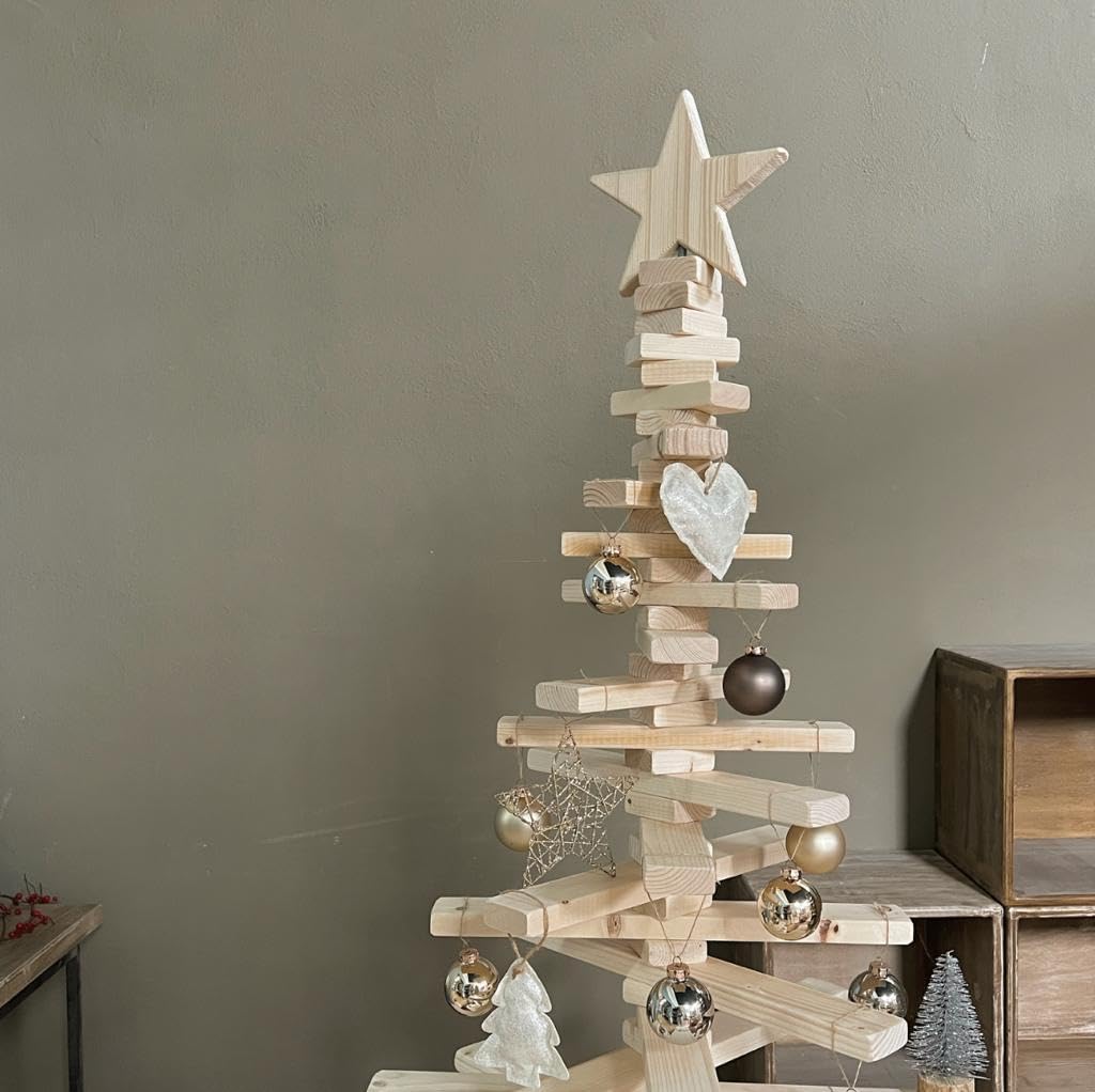 Albero di Natale in Legno Multiforme | 180 NATUALE
