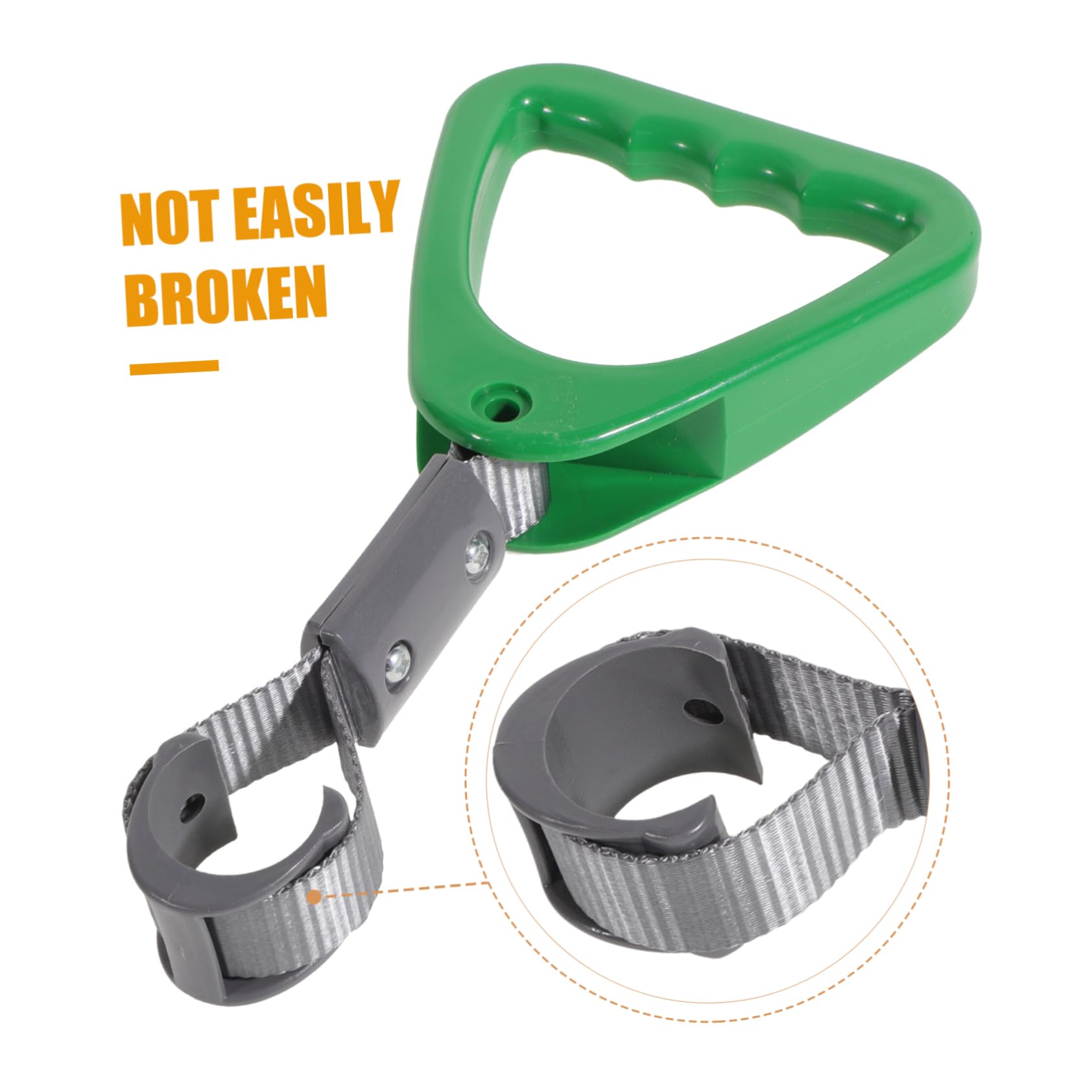 VINTORKY Handle for Bus Bus Handle Ring Bus Handles Bus Replacement Handle Ring Plastic Green