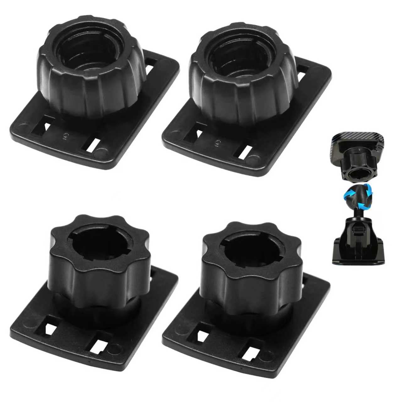 Kazeori 締め付けナット 交換用 17mmボールジョイントマウントソケット CarPlay画面用スマートフォンホルダー バックカメラモニター