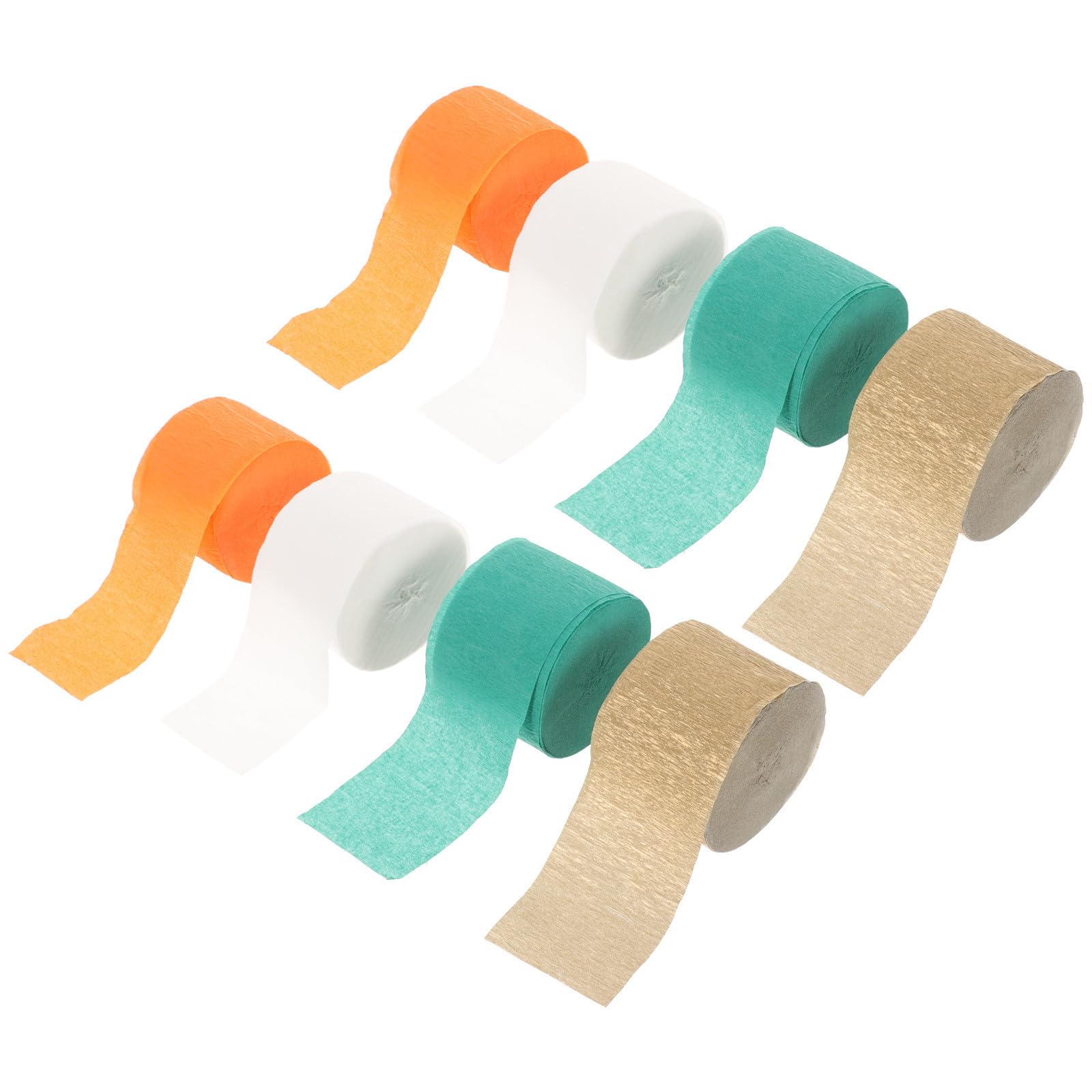 Toyvian 24 Rollos Serpentinas de Papel Crepé para Fiesta, 25m, Colores