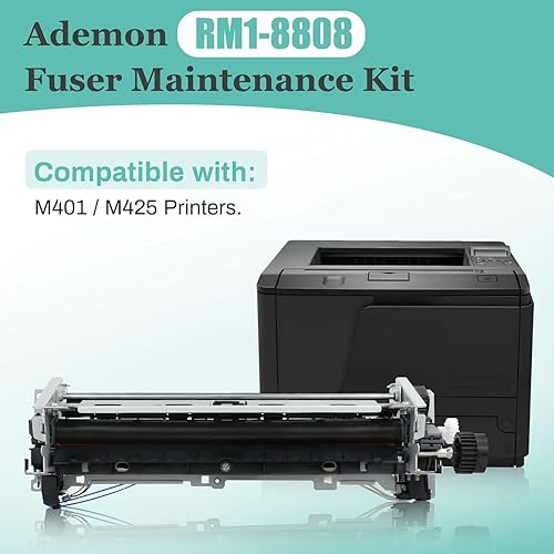 Miniatura 2 de Kit de mantenimiento de fusor M401 / M425, kit de mantenimiento de fusor RM1-8808 (RM1-8808-MK) para impresora láser M401/M425 (110 V), incluye