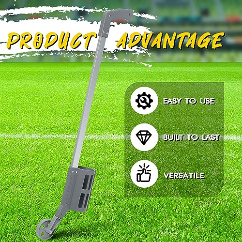 Zonon 1 Piece Industrial Wheeled Marking Wand For Line