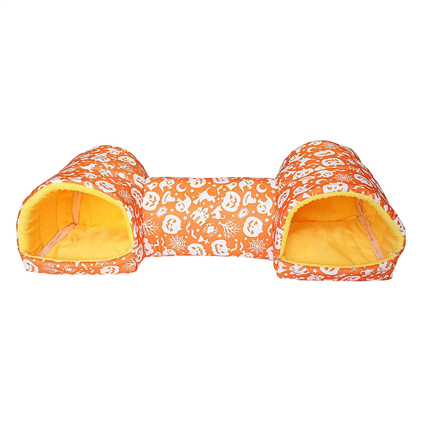 Guinea Pig Hdeout, Soft Washable And Cozy Hammock, 51x17x15cm, Small Animal Tunnel Bed, Interactive Ferret Toys, Sleeping Tube For For Rabbits Hamster And Guinea Pig