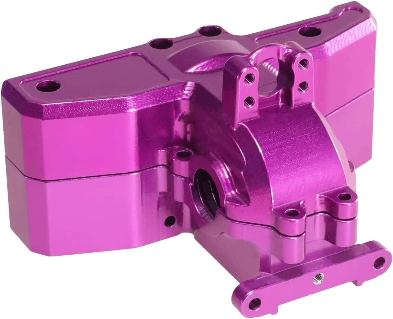 Compatible With MJX For HYPER GO 14209 14210 Remote Control Car Modification Upgrade Parts Metal Gearbox Housing RC Repair Parts(Purple)