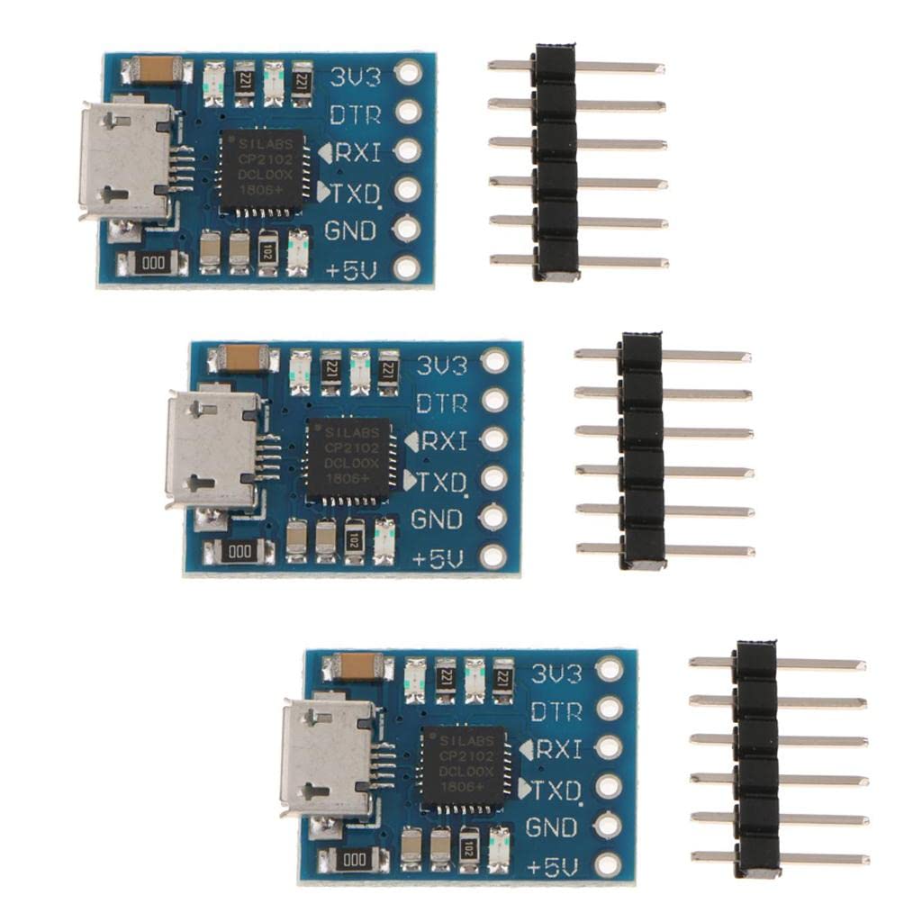 CALANDIS™ 3 Pack CP2102 Module Micro USB2.0 to TTL 6 PIN Serial Port Converter UART | Development Kits & Boards | Semiconductors & Actives | Electronic Components | Electrical & Test Equipment-image-15
