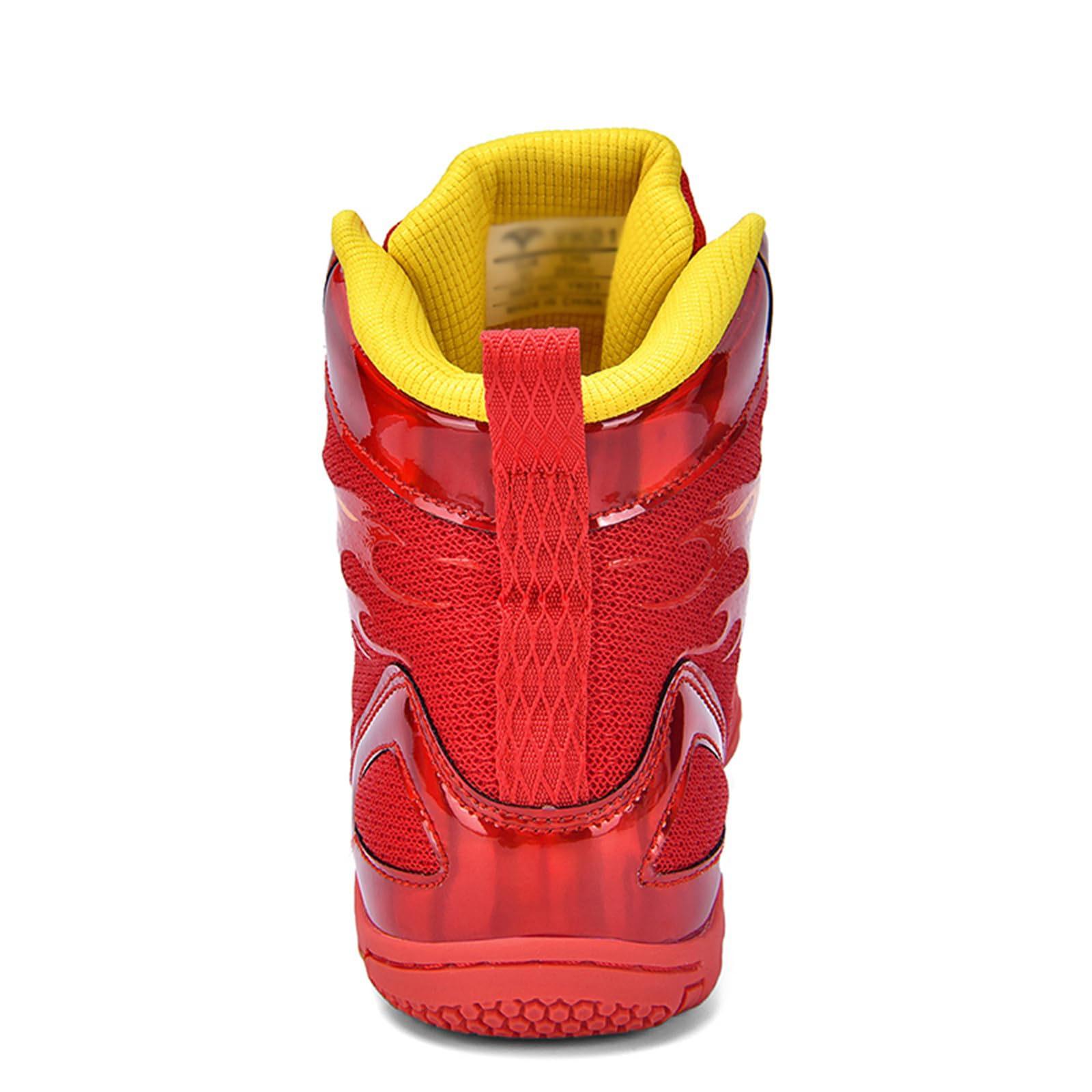 Scarpe da Boxe da Uomo Alte per Arti Marziali da Allenamento da Combattimento Leggere A Piedi Nudi