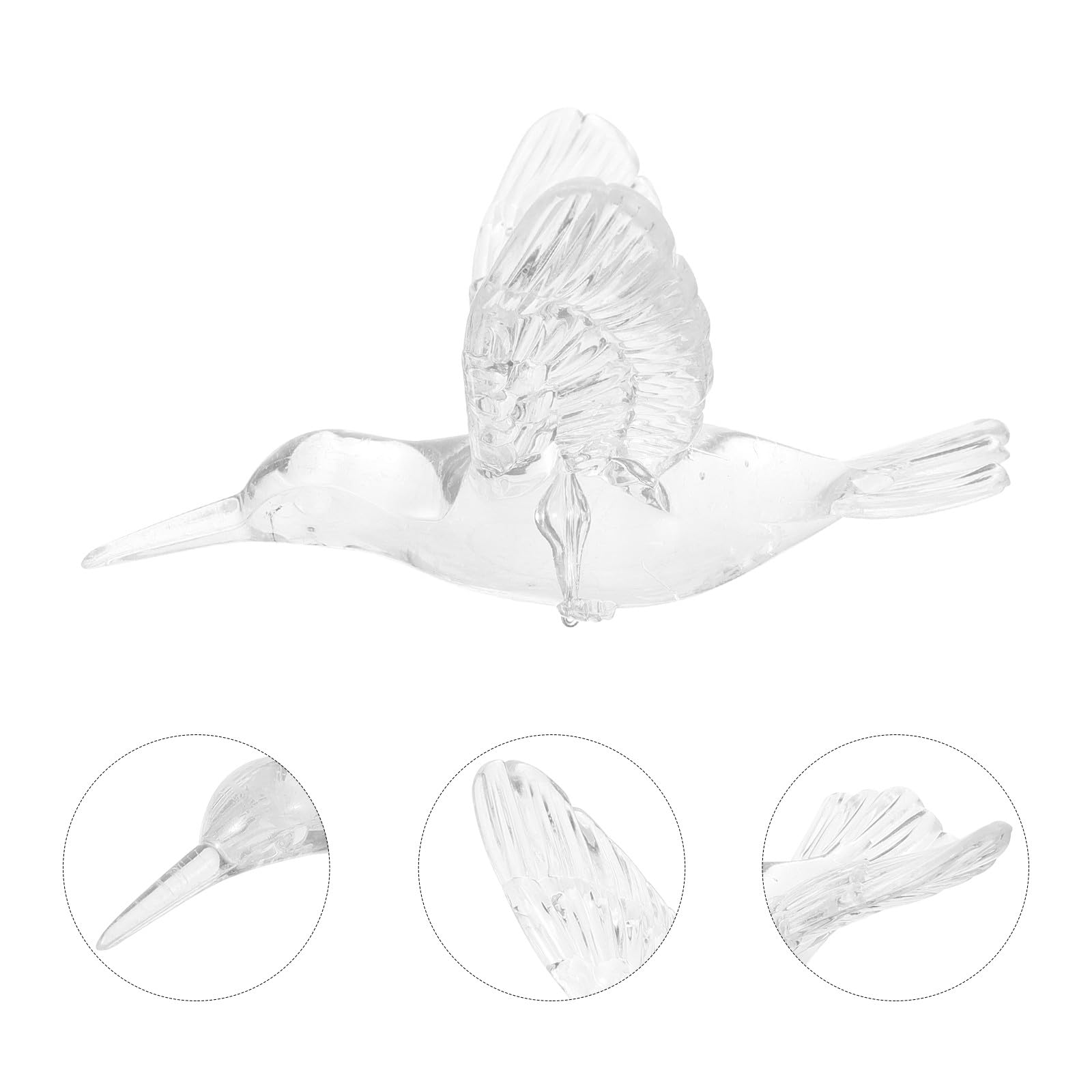 20 Stück Transparente Acryl Hängedekoration 105cm Filigrane Deckenornamente für Hochzeit Party Wohnkultur