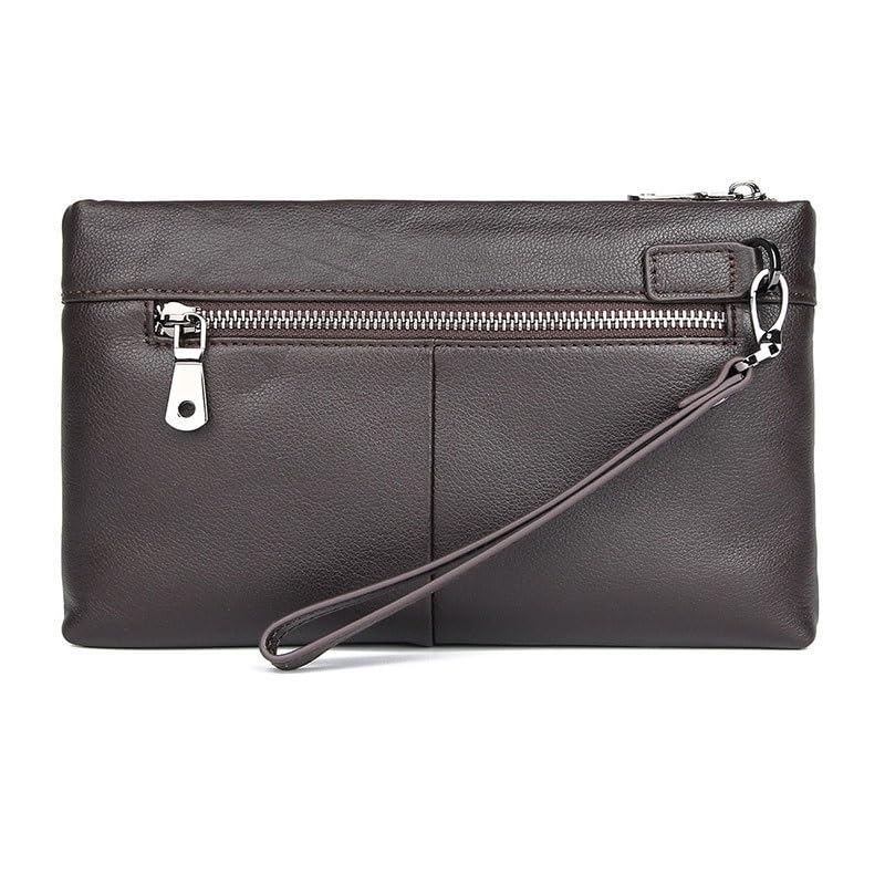 Pochette sac à main neuf en cuir véritable sac fourre-tout E-24 - 3