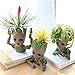 ZEshops Fairy Garden Groot Flower Pot with Hole Figurine PVC Statue Groot in for Penholders,Succulent, Air Plants, Pen Holder Home Decor (Groot with Hands Folded Under Chin)