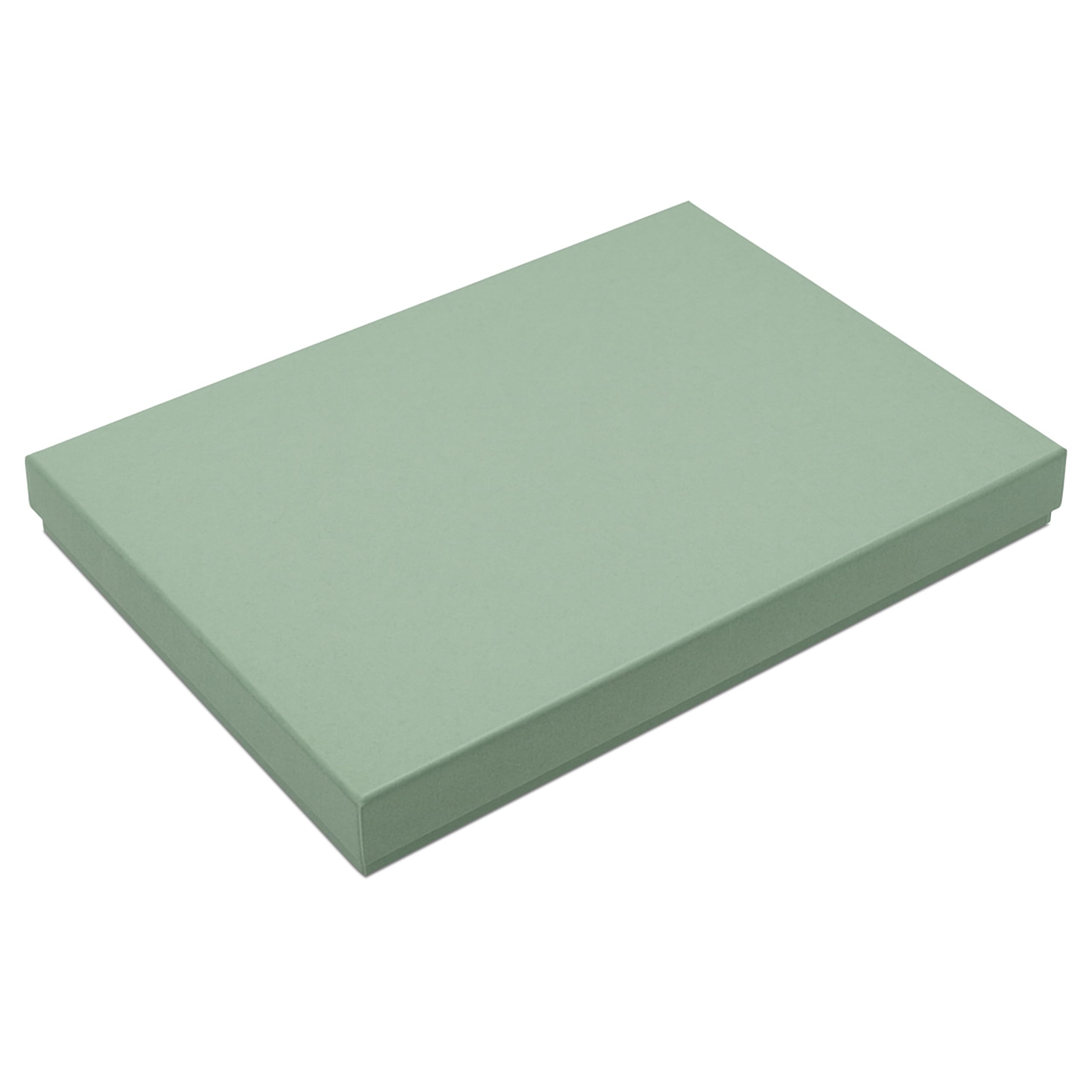 1 x A4 storage box, 30.3 x 21.3 x 2 cm, Eucalyptus with sturdy cardboard 650 g/m²