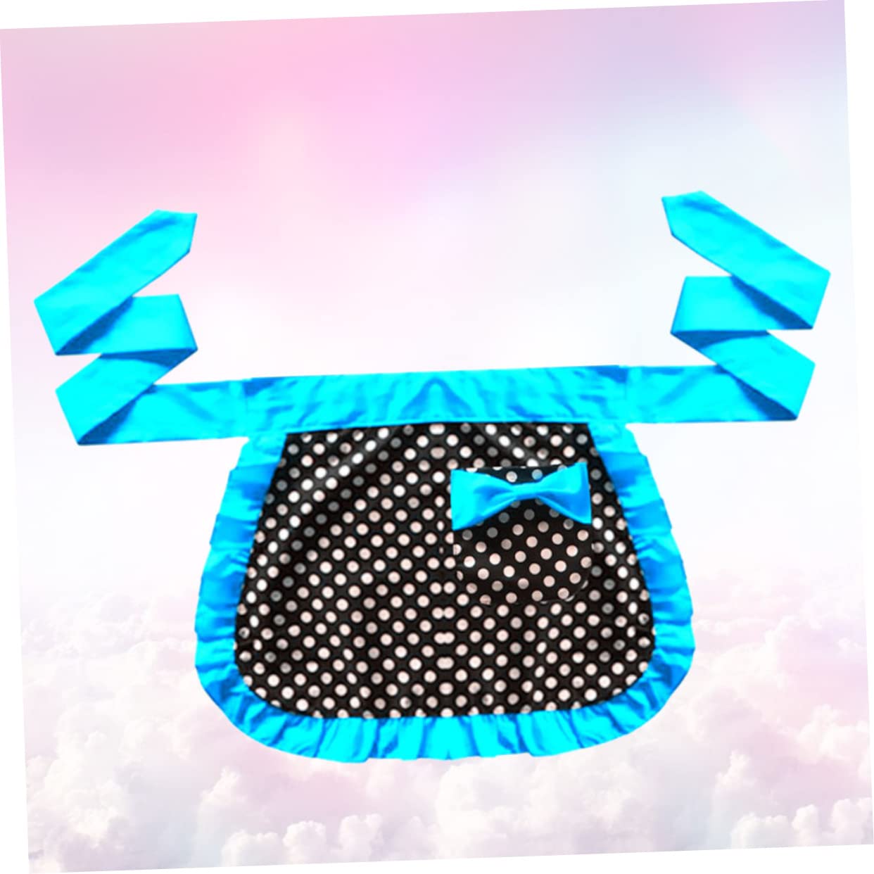ABOOFAN 3 Pièces Femmes Demi Tablier Tablier De Cuisine Demi Pour Femmes En Coton s Pour Femmes Avec Poches Princesse s Ménage Point