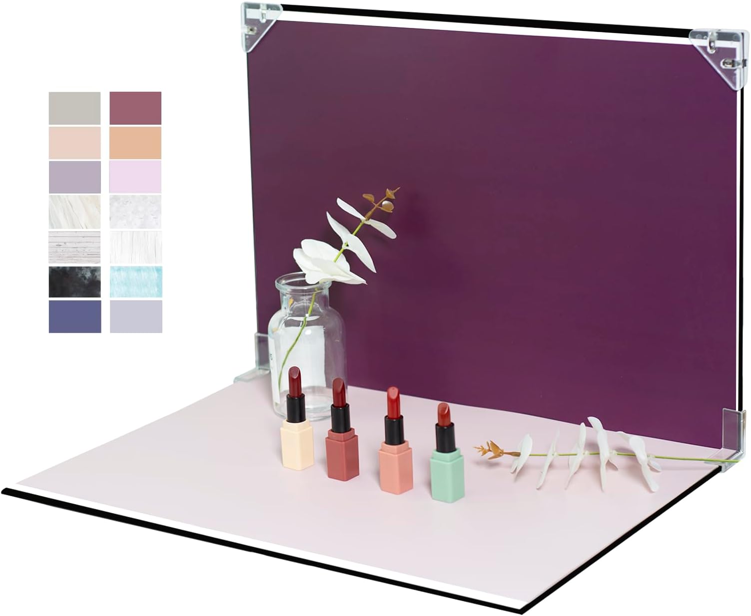 EMART Food Photography Backdrops Kit 7 Pcs DoubleSided