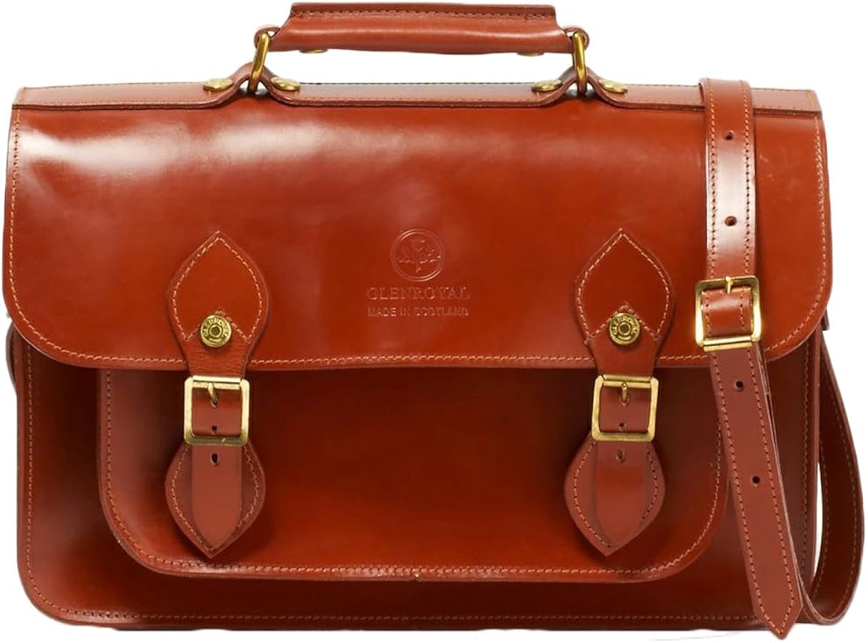 Amazon | [GLENROYAL] SATCHEL BAG 13INCH DET STRAP サッチェルバッグ