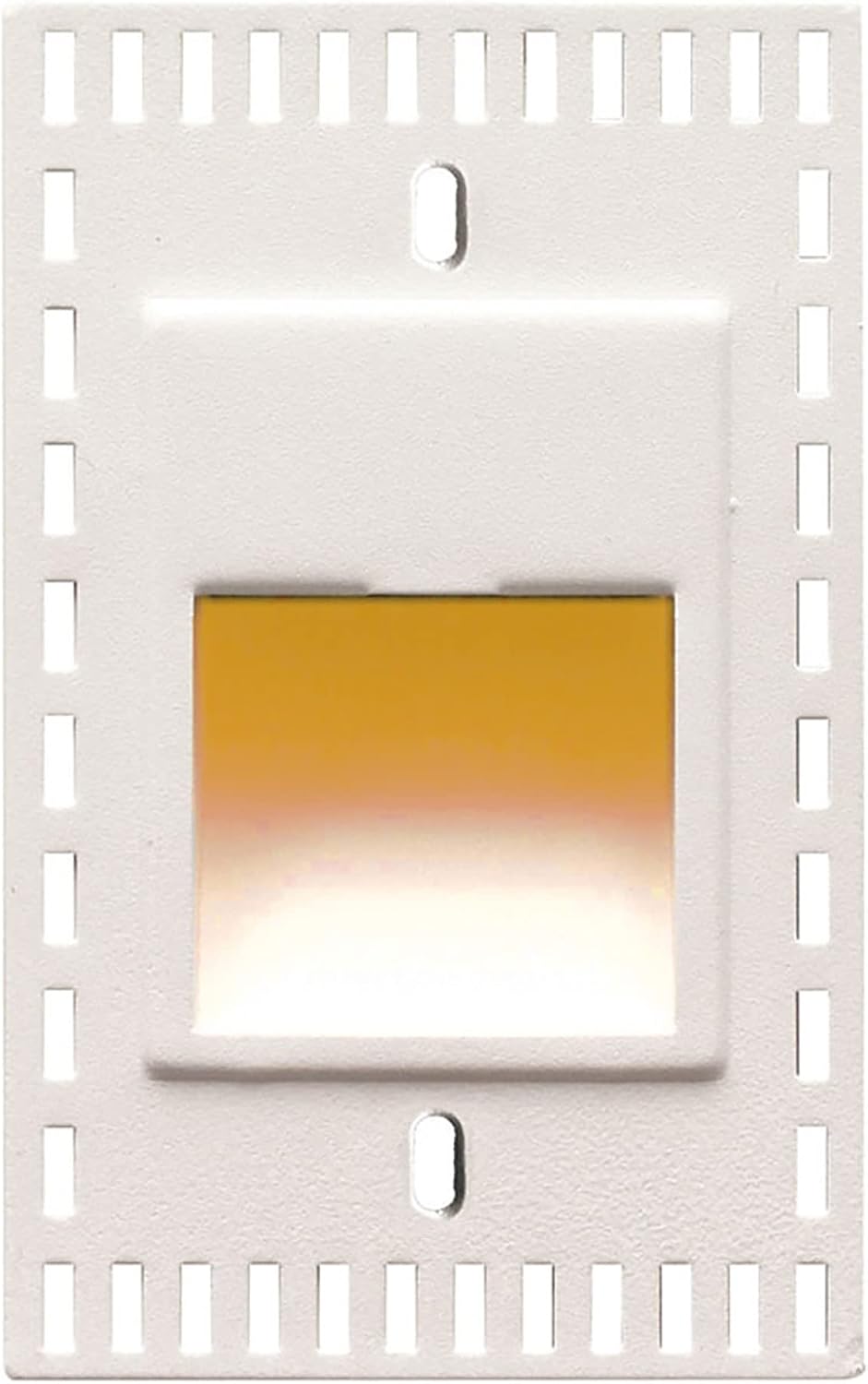 WAC Landscape Lighting, LEDme 120V LED Horizontal Invisible Trim Step and Wall Light 2700K Warm Built-in LED in White