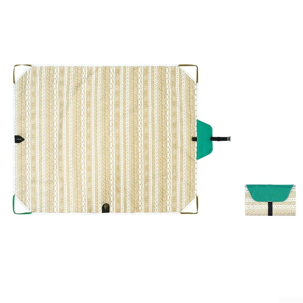 Tapis de sol en corde 600D imperméable pour escalade et alpinisme jaune