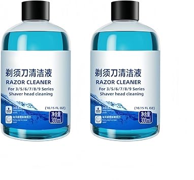 300ml Razor Cleaning Liquid Compatible With Braun Clean & Renew Refill Cartridges CCR2 CCR42 pcs