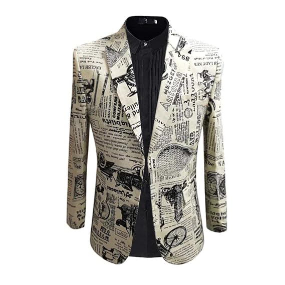 Buy Men's Slim Fit Suit Jacket Casual 