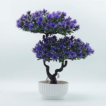 Artificial Bonsai Tree Artificial Welcoming Pine Simulation Green Plant Potted, Home Living Room Green Value Decoration Indoor Window Sill Artificial Tree Artificial Bonsai Artificial Value Simul