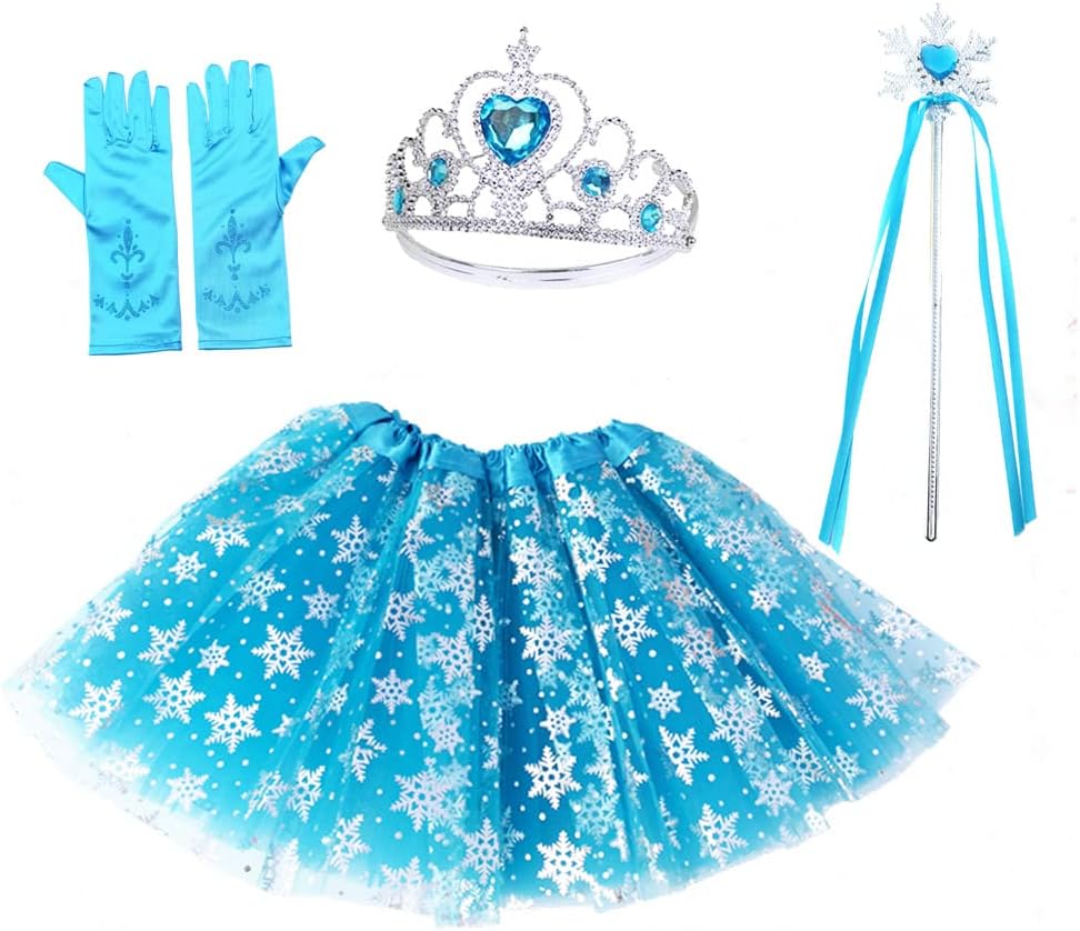 Danballto Princess Costume Birthday Party Fancy Dress Up for Girls with Accessories 2-8 Years