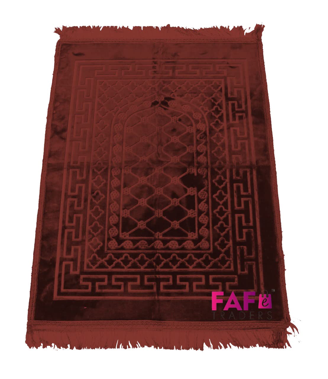 FAF e TRADERS Premium Prayer Mat Anti-Skid Base | Prayer Mat (King Size) (Brown Colour) (B09WLDLP3T) Amazon Price History, Amazon Price Tracker