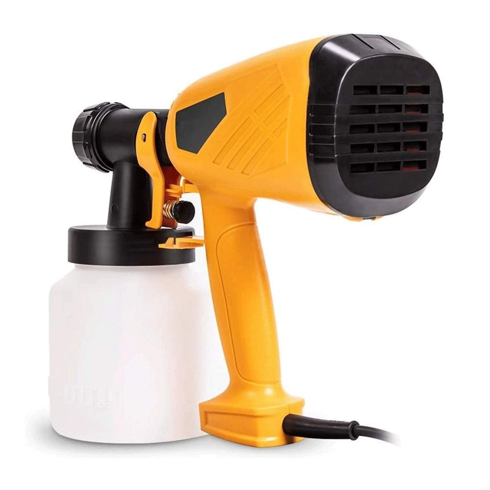Pulverizador de Pintura portátil, Pistola de pulverización de Pintura eléctrica de 400 W y 800 ml con 3 Patrones de pulverización, contenedores Desmontables de 800 ml, fácil de pul