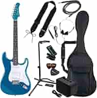 PHOTOGENIC エレキギター ブルー 初心者 Amazon.co.jp: PhotoGenic エレキギター 初心者入門 ビギナー