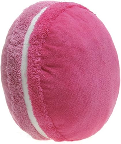 Miniatura 3 de Almohada decorativa redonda de plush con forma de macarrón ChezMax, de 14.5 pulgadas