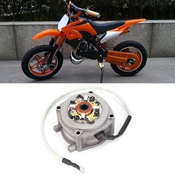 Electric Start Engine, 47CC 49CC 2 Stroke Start Motor Dirt Bike Starter Electric Start Engine Replacement