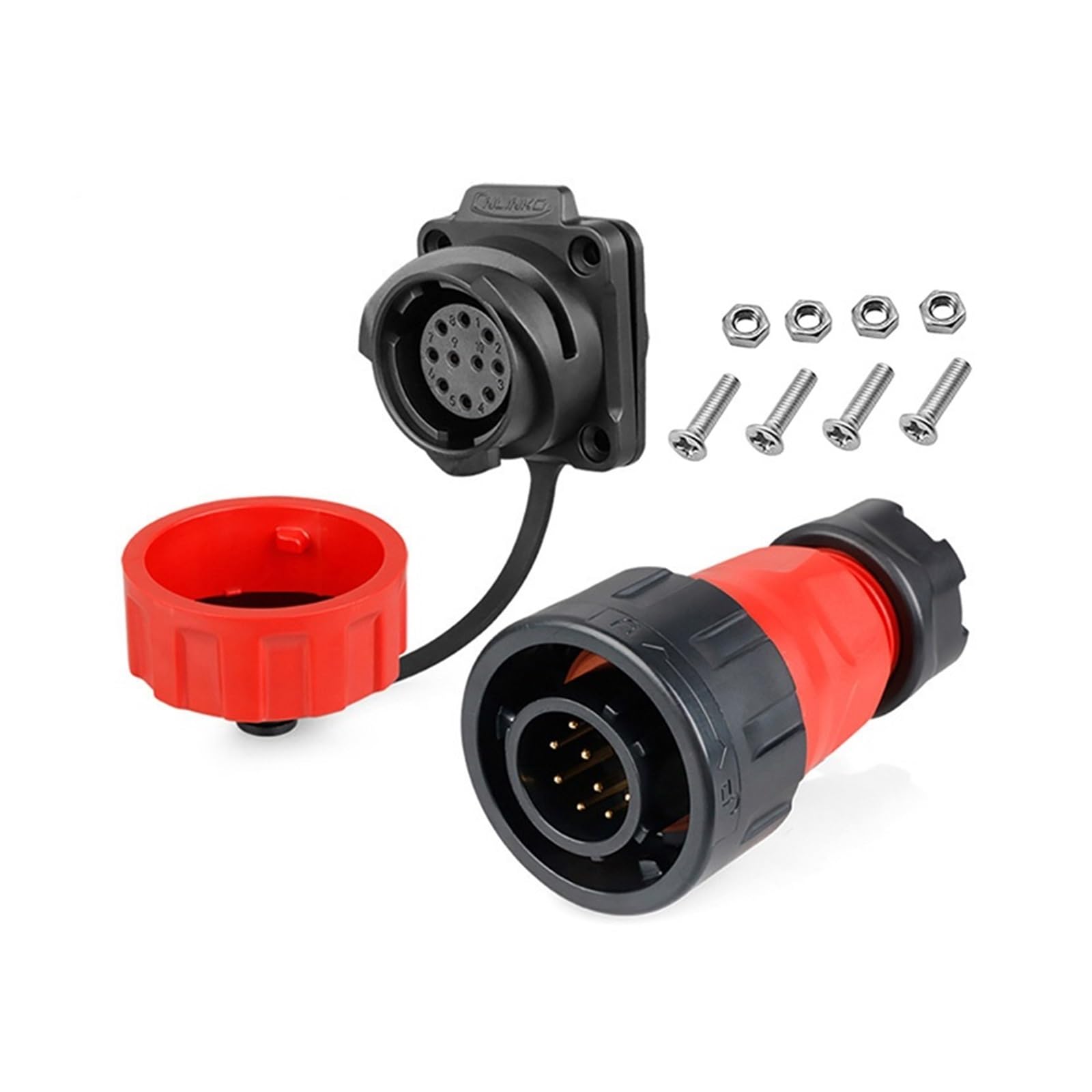 Conector de aviación M24 impermeable YM24 para reparar humedad en cables de señal
