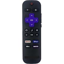 OEM Part- Remote Control Compatible with Hisense Roku LED Smart TV Models 50H4, 50H4C, 50H4D, 50R6090G, 50R6D, 50R6E, 50R6E1, 50R6E3, 50R7050E, 50R7E AMD 50R7F