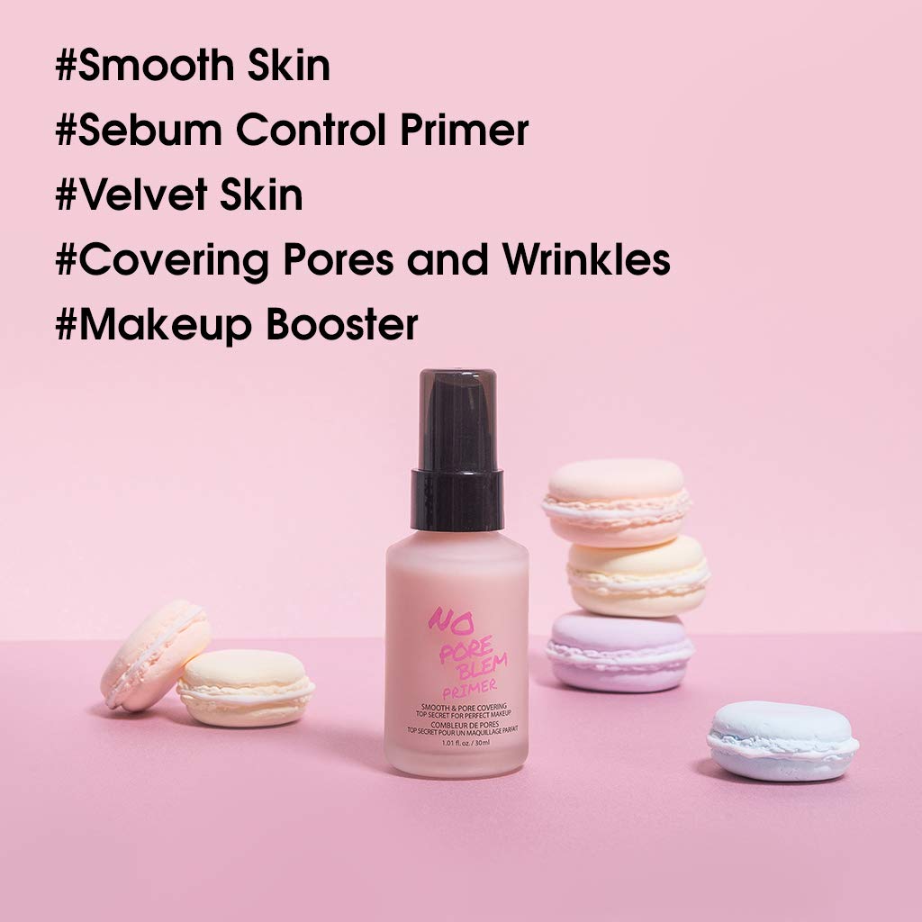 TOUCH IN SOL No Pore Blem Primer, 1.01 fl.oz(30ml) 1 Pack - Face Makeup Primer, Big Pores Perfect Cover, Skin Flawless and Glowing, Instantly Smoothes Lines, Long Lasting Makeup's Staying : Foundation Primers : Beauty & Personal Care