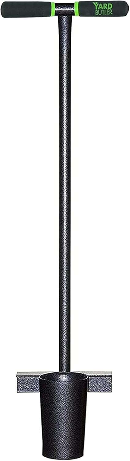 Yard Butler Bulb & Garden Planter - Long Handled Manual Planting Tool for Digging Holes to Plant Tulips, Iris, Daffodils, and Spring Flower Bulbs - IBPL-6