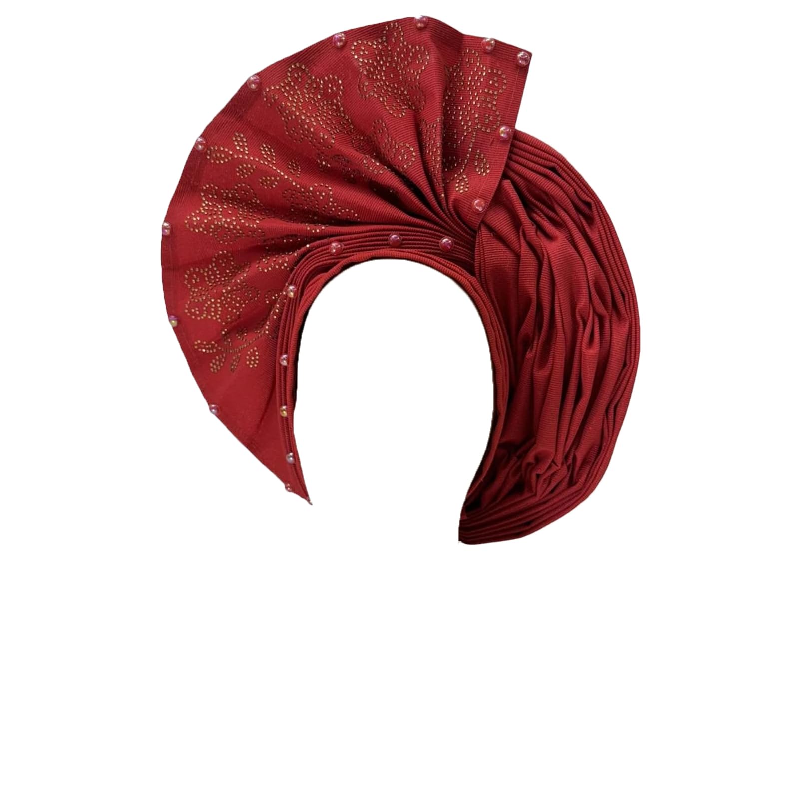Turbante africano de moda para mujer, turbante para fiesta, turbante africano