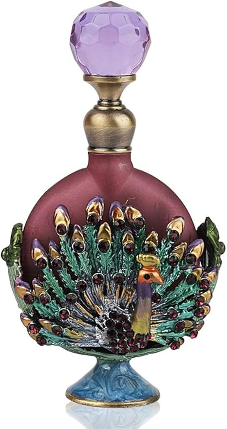 Amazon Yufengピュータピーコック置物香水ボトルハート型ジュエリー霜降り紫ミニ香りの香りコンテナ ジュエリー収納 オンライン通販 Amazon Yufengピュータピーコック置物香水ボトルハート型ジュエリー霜降り紫ミニ香りの香りコンテナ ジュエリー収納 オンライン通販