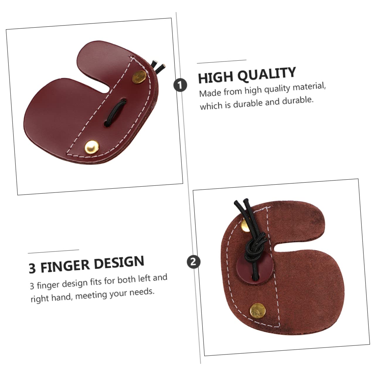 FOYTOKI Finger t for Recurve Arrow Protective Gear Finger Guard for