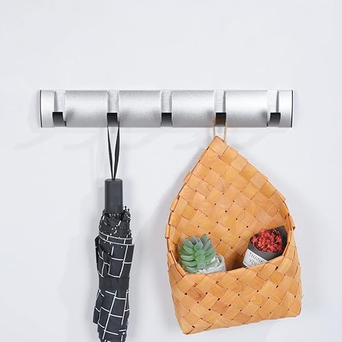 Miniatura 10 de JYL HOME Ganchos de pared para abrigos, color negro