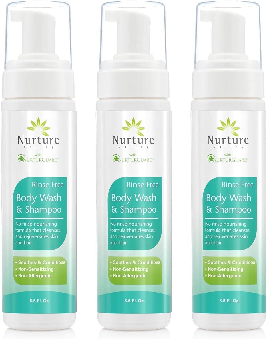 Nurture Valley Rinse Free Body Wash & Shampoo Hospital Grade Full