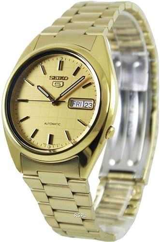 Miniatura 3 de Seiko 5 Reloj de acero inoxidable para hombre NEGRO - SNKP17,AZUL - SNKK27,ORO - SNK366,BLANCO - SNKL47,NEGRO - SNXS79,CHAMPAGNE - SNKE04,CHAMPAGNE