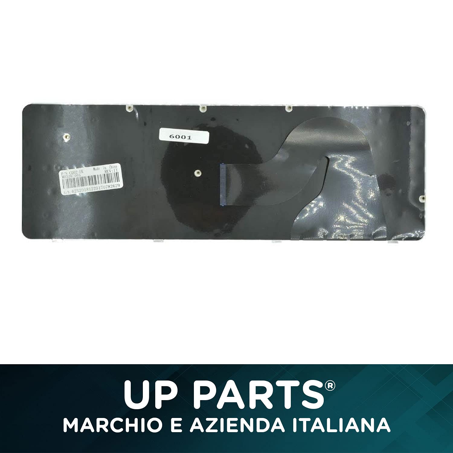 Marchio e Azienda Italiana Tastiera Italiana compatibile con Notebook Tastiera per HP G56 G62 Series, Compaq Presario CQ56-100 Series Frame Colore Nero